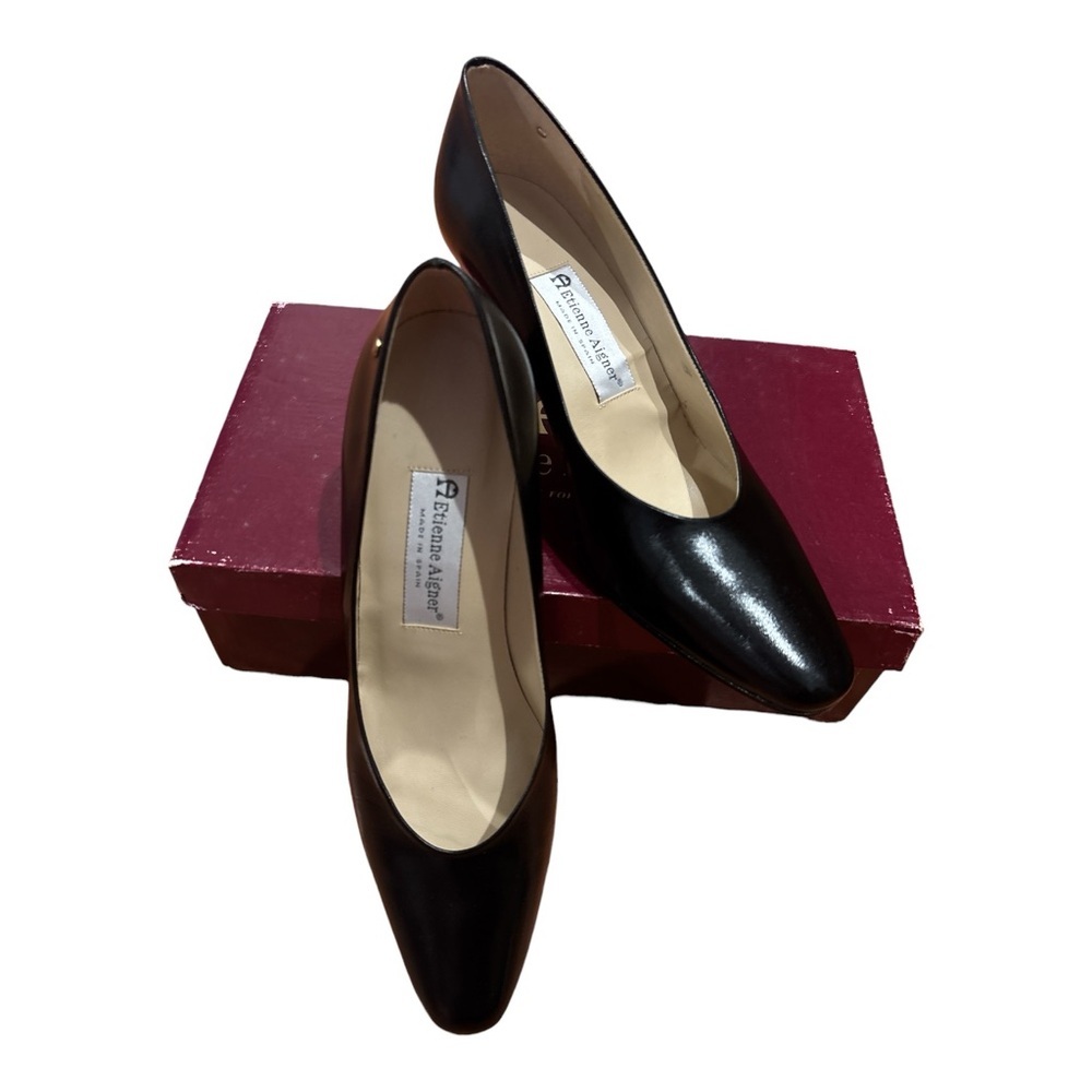 Etienne Aigner Classic Black Heels